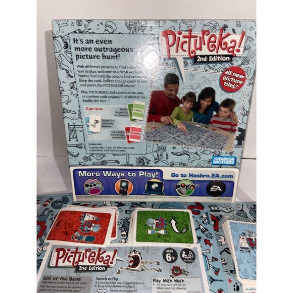 Pictureka 2nd Edition Family Board Game Ages 6+ Hasbro COMPLETE  See Pics - Picture 5 of 10